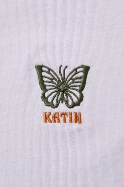 T-Shirt Monarch - Homme -Vêtements De Mode Katin Monarch Tee Lavender Sand Wash 02