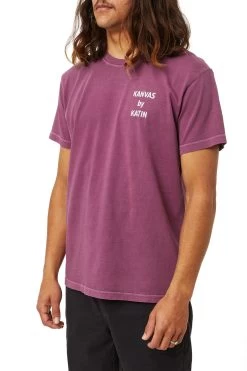 T-Shirt Remote - Homme -Vêtements De Mode Katin Remote Tee Kelp Red Sand Wash 11