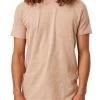 T-Shirt Slub Base - Homme -Vêtements De Mode Katin Slub Base Tee Dusty Pink 10