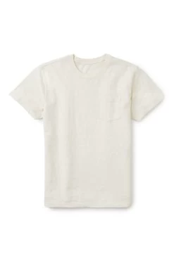 T-Shirt Slub Base - Homme -Vêtements De Mode Katin Slub Base Tee Vintage White 01