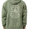 Hoodie Swell Fleece - Homme -Vêtements De Mode Katin Swell Hood Fleece Olive Sand Wash 12