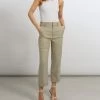 Reiko Pantalon Basic Liv Straight Cropped - Honeycomb - Femme -Vêtements De Mode LIVSTRACROPE23HONEYCOMB 2
