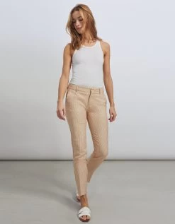 Reiko Pantalon Cigarette Basic Lizzy Fancy - Yellow - Femme