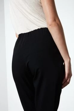 Reiko Pantalon Basic Luna Color - Black - Femme