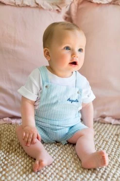 Salopette L'Irrésistible - Bleu/Menthe/Blanc - À Personnaliser