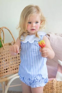 Ensemble Fille La Chérie - Bleu/Blanc - À Personnaliser