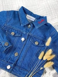 Veste En Jean La Crapule - Bleu - À Personnaliser 7 Veste En Jean La Crapule - Bleu - À Personnaliser -Vêtements De Mode Lacrapule 1