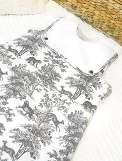 Gigoteuse Mixte La Romantique - Blanc/Gris