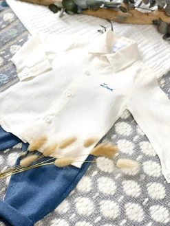 Chemise & Pantalon Le Chic - Bleu/Blanc - À Personnaliser -Vêtements De Mode Lechic 3 52906f4f ed21 4917 af0c d1ec13852174