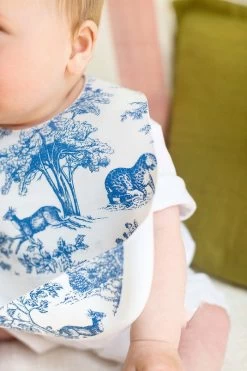 Accessoire Le Duo, Lot De 2 Bavoirs En Silicone - Bleunuage/Brique -Vêtements De Mode Leduo lotde2bavoirsensilicone 3