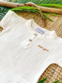 Blouse Le Nomade- Blanc - À Personnaliser -Vêtements De Mode Lenomade 1