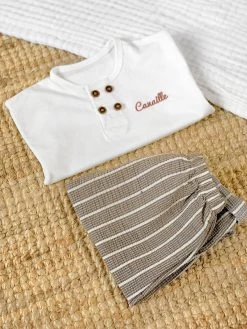 Blouse & Pantalon Le Voyageur - Terracotta - À Personnaliser -Vêtements De Mode Levoyageur 1