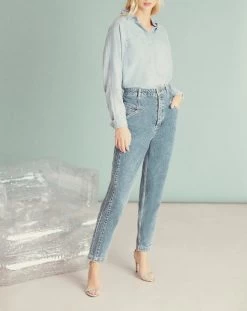 Reiko Jean Highwaist Nicola - Denim V-439 - Femme