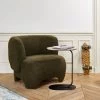 Fauteuil Noa En Laine Bouclée - Vert Kaki -Vêtements De Mode NOAPP 211002 6