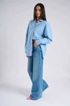 Chemise Oversize Bleue