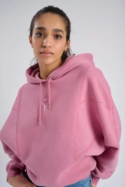 Sweatshirt Capuche Rose -Vêtements De Mode NOMADIYA3124