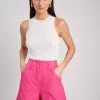 Short Taille Haute Rose -Vêtements De Mode NOMADIYA 21753