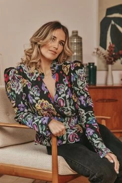 Chemise Lola - Kashmir Noir 7 Chemise Lola - Kashmir Noir -Vêtements De Mode PAUEME I CHEMISE I Chemise Lola Kashmir Noir 1678289275