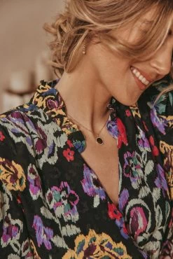 Chemise Lola - Kashmir Noir 9 Chemise Lola - Kashmir Noir -Vêtements De Mode PAUEME I CHEMISE I Chemise Lola Kashmir Noir 1678289288