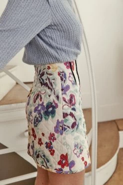 Jupe Eva - Kashmir Ivoire -Vêtements De Mode PAUEME I JUPE I Jupe Eva Kashmir Ivoire 1678289514