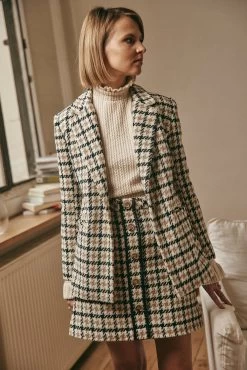 Mini-Jupe Blair - Pied De Poule -Vêtements De Mode PAUEME I JUPE I Mini Jupe Blair Pied de poule 1678288883