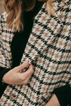 Manteau Mathis - Pied De Poule -Vêtements De Mode PAUEME I MANTEAU I Manteau Mathis Pied de poule 1678288702