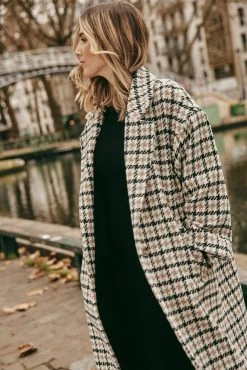 Manteau Mathis - Pied De Poule -Vêtements De Mode PAUEME I MANTEAU I Manteau Mathis Pied de poule 1678288722
