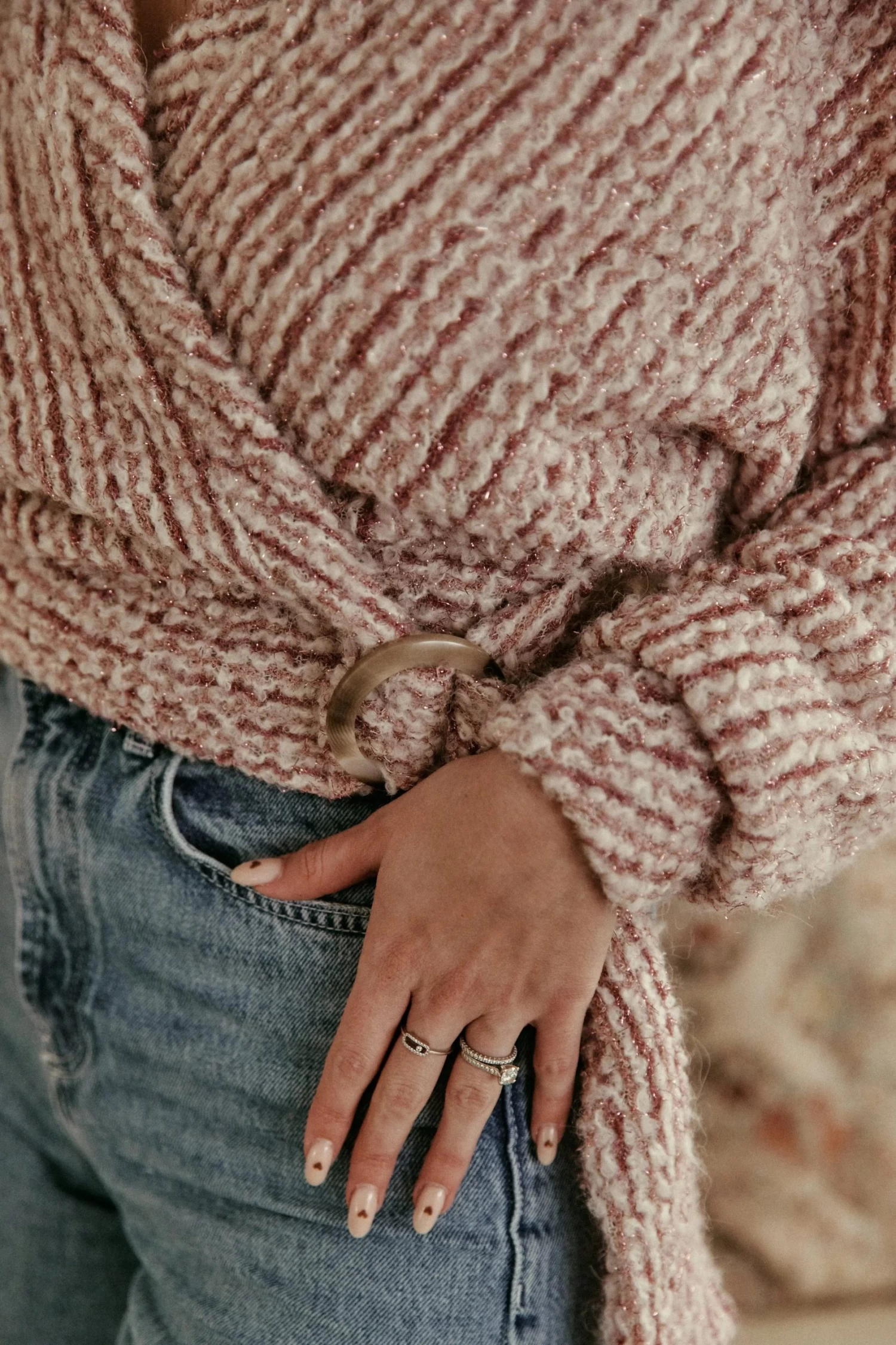 Cache Coeur Pacco - Rose 5 Cache Coeur Pacco - Rose – Image 3