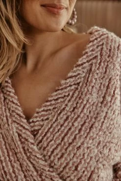 Cache Coeur Pacco - Rose 10 Cache Coeur Pacco - Rose -Vêtements De Mode PAUEME I PULL I Cache coeur Pacco Rose 1678289671