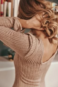 Robe Mélanie - Taupe -Vêtements De Mode PAUEME I ROBE I Robe Melanie Taupe 1678289015