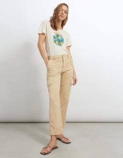 Reiko Pantalon Cargo Phyllis Color - Light Sand - Femme -Vêtements De Mode PHYLLISCOLORE23LIGHTSAND