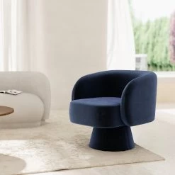 Fauteuil Salma - Bleu Marine