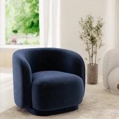 Fauteuil Victoria - Bleu Marine