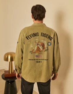 Reiko Chemise Paul - Light Militar - Homme -Vêtements De Mode Paul lightmilitar 5