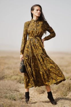 Adamson Maxi Dress - Grass Coffee