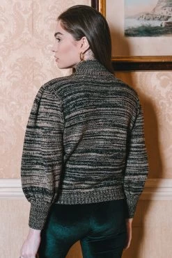 Urie Sweaters - Kaki And Black -Vêtements De Mode Poppy AW23 7