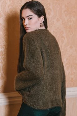 Gerards Mohair Sweaters - Mustard -Vêtements De Mode Poppy AW23 9