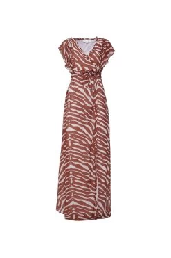 Elou Maxi Dress - Safari Brown