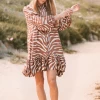 Camelia Mini Dress - Safari Brown -Vêtements De Mode Poppy HS23 22b2fc93 e89a 4a0d ba33 352e8061730b
