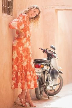 Diane Maxi Dress - Coquita Terra -Vêtements De Mode Poppy SS23 10 91c570ed 67cc 4ac9 8b33 70b77cede7ac