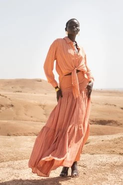 Sofia Skirt - Zen Terra -Vêtements De Mode Poppy SS23 15