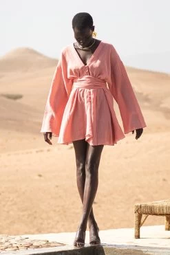 Arana Midi Dress - Salmon -Vêtements De Mode Poppy SS23 5 6f620e67 7c36 4379 8ef3 782599a3ce51