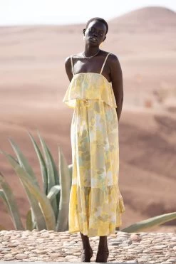 Celena Maxi Dress - Baby Flow Yellow