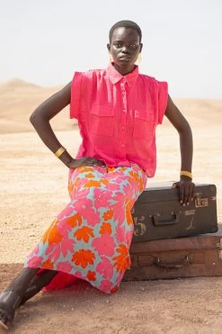 Oto Tops - Ramie Pink -Vêtements De Mode Poppy SS23 5