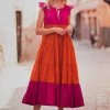 Anya Maxi Dress - Orange Fuchsia -Vêtements De Mode Poppy SS23 53cc9026 81a6 4553 b1dc 3d12ffe2e12a