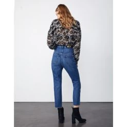 Reiko Jean Highwaist Adana - Denim B-232 - Femme -Vêtements De Mode REIKO Jeans ADANA B232 Vue4