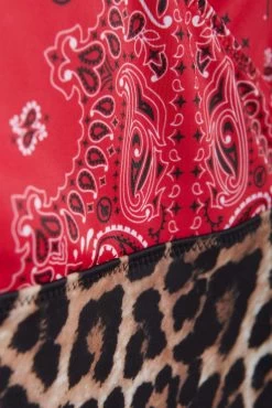 ARIZONA LOVE Maillot Une Pièce Saint Barth Bandana - Rouge -Vêtements De Mode SAINT BARTH LEO RED 04