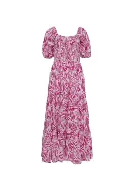 Iveta Maxi Dress - Grass Magenta