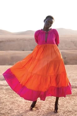 Emiri Maxi Dress - Orange Fuchsia -Vêtements De Mode SS23 Poppy Field 8 7c11b89d ce24 4391 8ab7 544c0a871b87