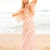Alejandra Maxi Dress - Square Pink -Vêtements De Mode Sans titre 111111 Recupere